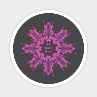 mandala be here now Magnet